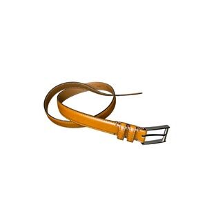 Men's‎ Genuine Italian Leather Belt Size 38/95 Made In Italy, tan brown